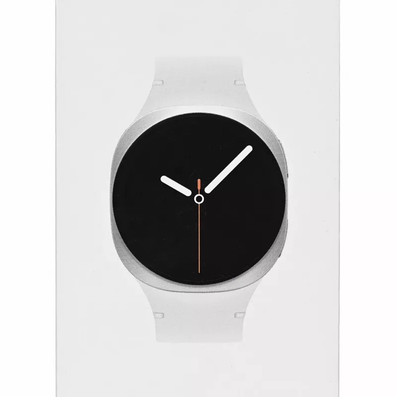 Nutikell Samsung Galaxy Watch 8 44 mm hõbedane, 1,5-tolline AMOLED 480x480, 5 ATM, GPS, 32 GB, 435 mAh