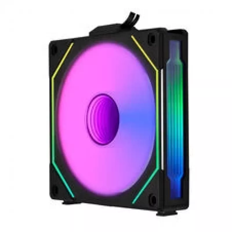 LIAN LI UNI FAN SL-INF 120 ARGB pööratud labadega 3-pakend – must