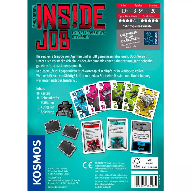 Inside Job, kaardimäng