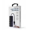 USB 2.0 liidese jaotur Gembird UHB-U2P4-05 nelja USB-pordiga