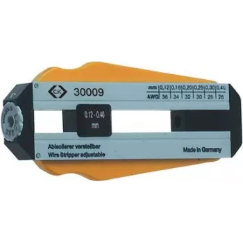 C.K. eemaldustööriist - reguleeritav 6 kaabliläbimõõdule Ø 0,12 - 0,40 mm (330009)