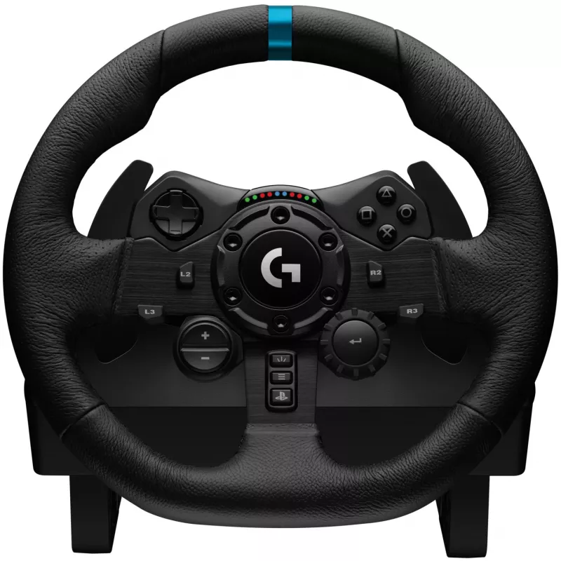 Logitech G G923 SE Must USB 2.0 Rool + pedaalid + Juhtkang PC, PlayStation 4, PlayStation 5 (991-000531)