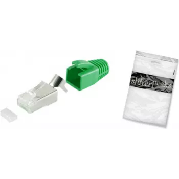RJ-45 juhtmepistik ShiverPeaks BS72067-G Roheline