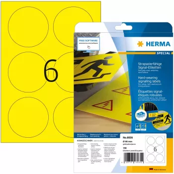 Herma 8035 Kollane