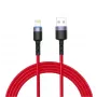USB–Lightning andmekaabel Tellur, 3 A, 1,2 m, LED-indikaator, punane