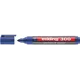 Püsimarker Edding 300 — sinine tint, 1,5 mm ots, pakis 10 tk