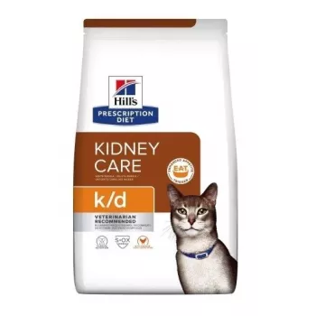 HILL'S PRESCRIPTION DIET Feline k/d Kidney Care Kuiv kassitoit Kana 3 kg