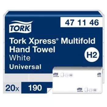 Lehtsalvrätik Tork Xpress Multifold Universal H2, 2-kihiline, 23,4 x 21,3 cm (20 tk)