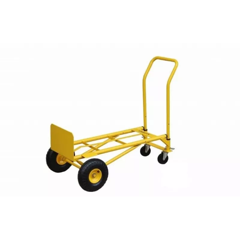 Kärutool STANLEY SXWTD-MT519 — terasest kokkupandav käru, kandevõime 200 kg, 4 ratast, 26 cm kummirattad