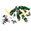 LEGO NINJAGO komplekt 71845 Lloyd’s Jet Mech — 1112 tükki, 5 minifiguuri, liigutatavad tiivad, kõrgus 240 mm