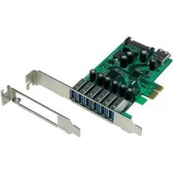 PCIe USB 3.0 kontrollerkaart Renkforce 1195033 — 6 USB 3.0 porti + 1 sisemine port