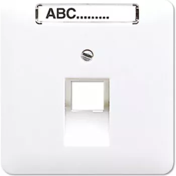 JUNG CD 569-1 NAUA WW - Valge - Termoplast - RJ-45