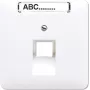 JUNG CD 569-1 NAUA WW - Valge - Termoplast - RJ-45