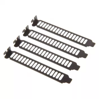 SILVERSTONE Aero Slots panel SST-AEROSLOTS-B — eesmine/tagumine pesa ventilatsioonipaneel parema õhuvoolu jaoks