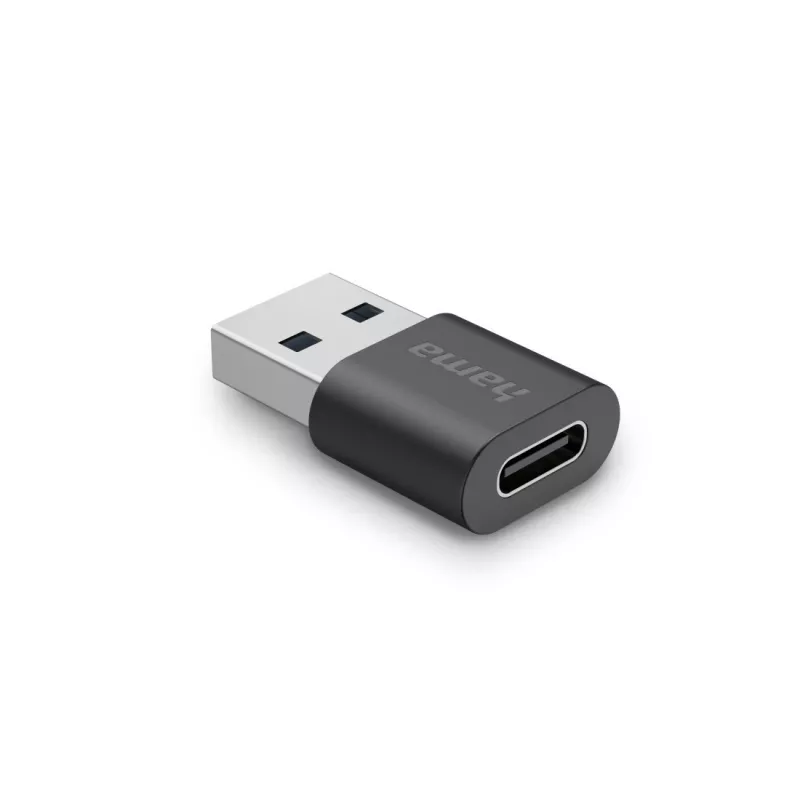 Hama USB-adapter, USB-A-pistik – USB-C-pesa, USB 3.2 Gen2, 10 Gbit/s