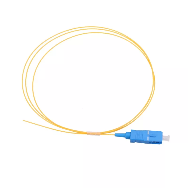 Pats SC/UPC PVC Üherežiimiline Extralink G.657.A1 FTTH 900µm 1 m kollane