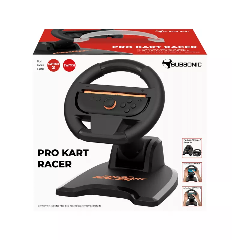 Rool SUBSONIC SA5727-1 Nintendo Switchile — reguleeritav tundlikkus, Kart Racer disain