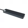 USB-C jaotur HYPER HD4101BKGL — 5 pordiga (USB-C, USB 3.2 Gen1 Type-A, HDMI 4K), 5000 Mbit/s, must