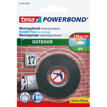Kinnitusteip TESA Powerbond OUTDOOR 1,5 m