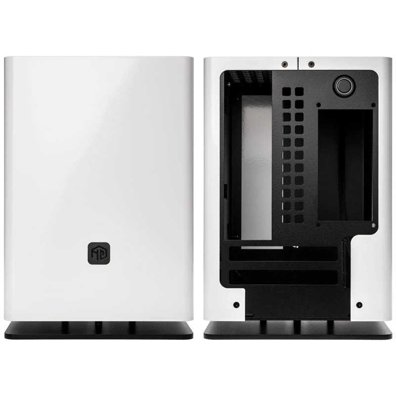 HGC Osmi 3.1 alumiiniumist Mini-ITX korpus - valge