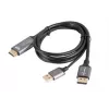 HDMI(M)->DISPLAYPORT(M) KAABEL 1M 4K MUST LANBERG
