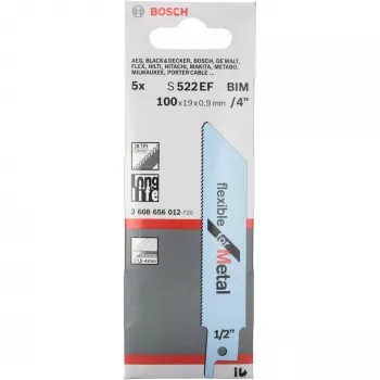 Pusleterade komplekt Bosch S 522 EF Bimetal, 5 tk, metalli lõikamiseks