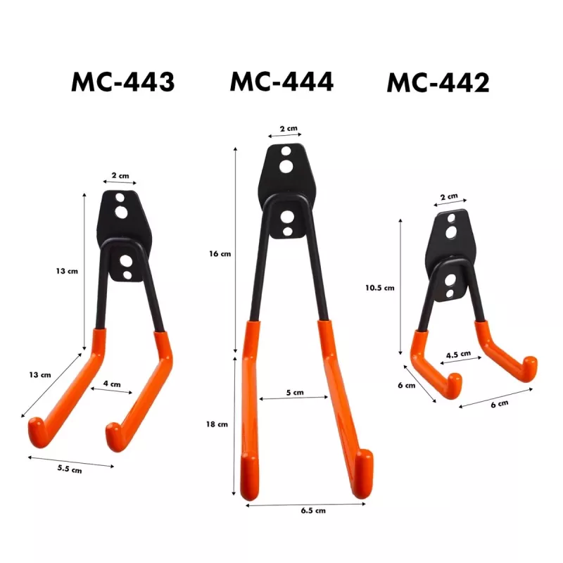 Terasest garaaži seinakonks 25kg MC-444
