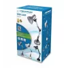 Laualamp ESPERANZA AVIOR E27 12W LED, must, reguleeritava kõrgusega, painduv vars, E27 pesa