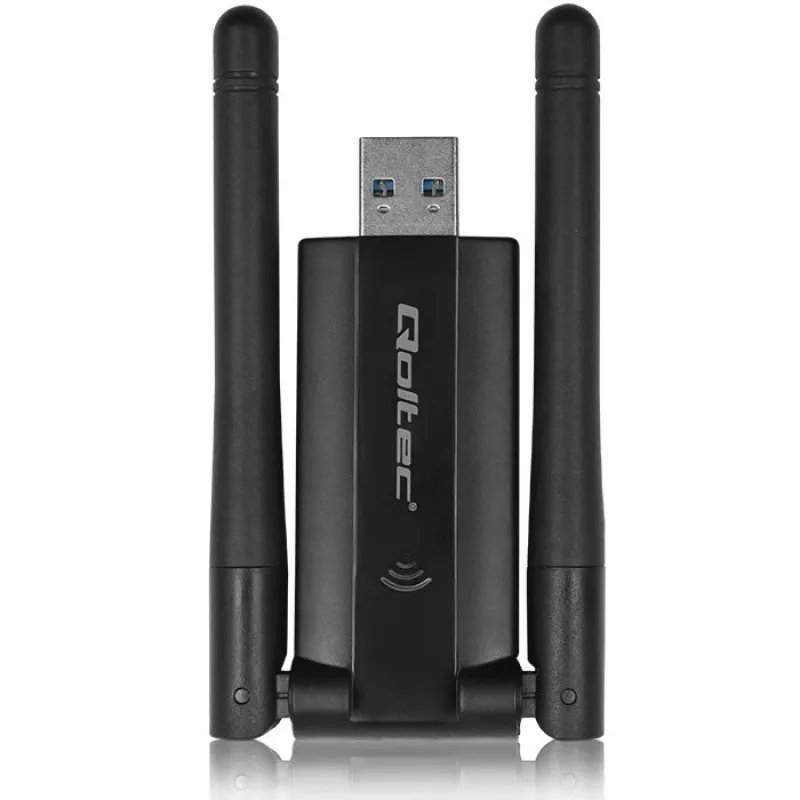 Kiire juhtmevaba USB kaheribaline WiFi-adapter 2 x