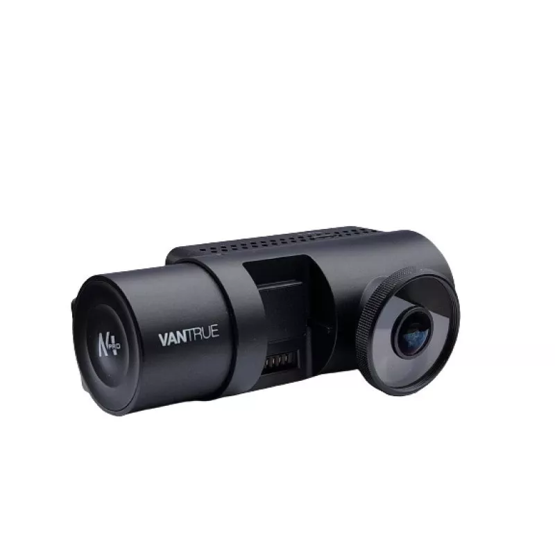Auto armatuurkaamera VANTRUE N4 PRO S 3-kanaliga (ees + salongis + taga), 3840×2160, F/1.8, Wi‑Fi, GPS, 3.19-tolline ekraan