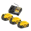 DeWalt DCK429P3T-QW komplekt DCD805 + DCG405 + DCH273 + DCF850, 18 V must, kollane