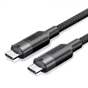 Vention USB 3.2 5A 10Gbps 1m BK USB-C to C kaabel