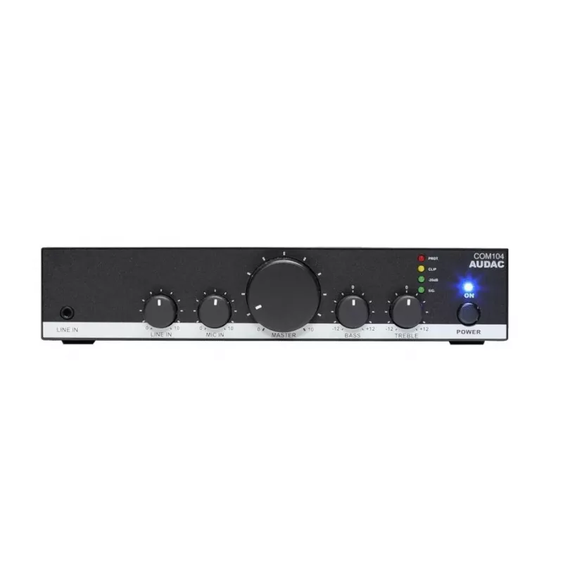 Avaliku aadressi võimendi Audac COM104 40W 70/100V must