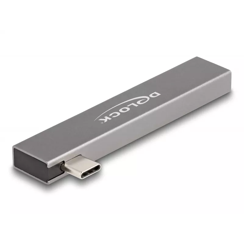 DeLOCK 3-pordiline õhuke USB-jaotur USB USB-C 10 Gbps 2 x USB 2.0