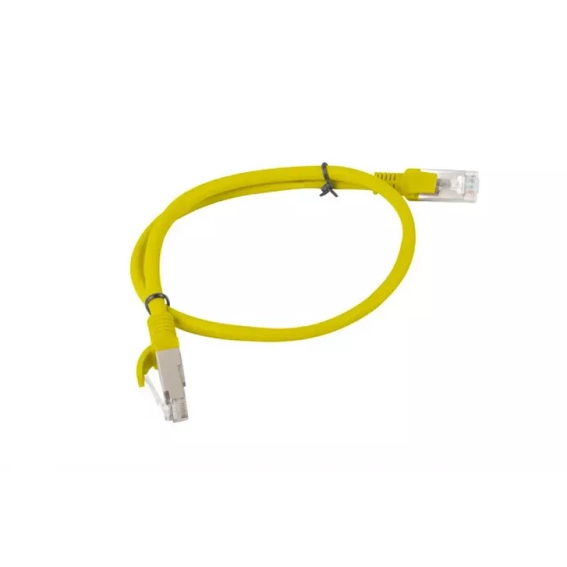 Lanberg PCU6-20CC-0050-Y Cat.6 UTP ühenduskaabel, 0,5 m, kollane, 10-pack