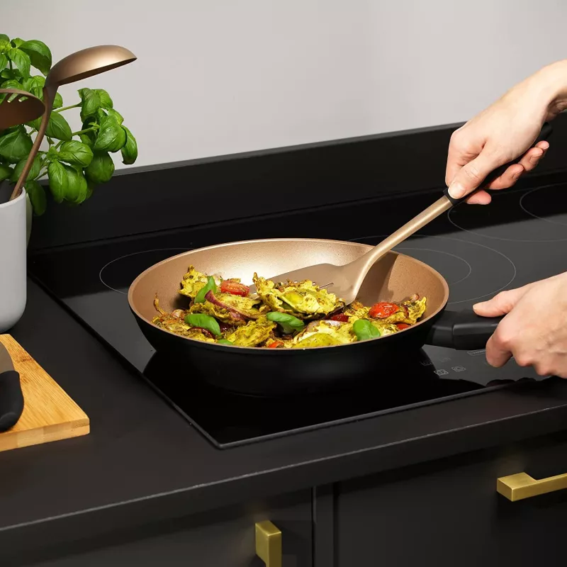 Pann Russell Hobbs RH01666BEU7 24 cm, mittenakkuv, must