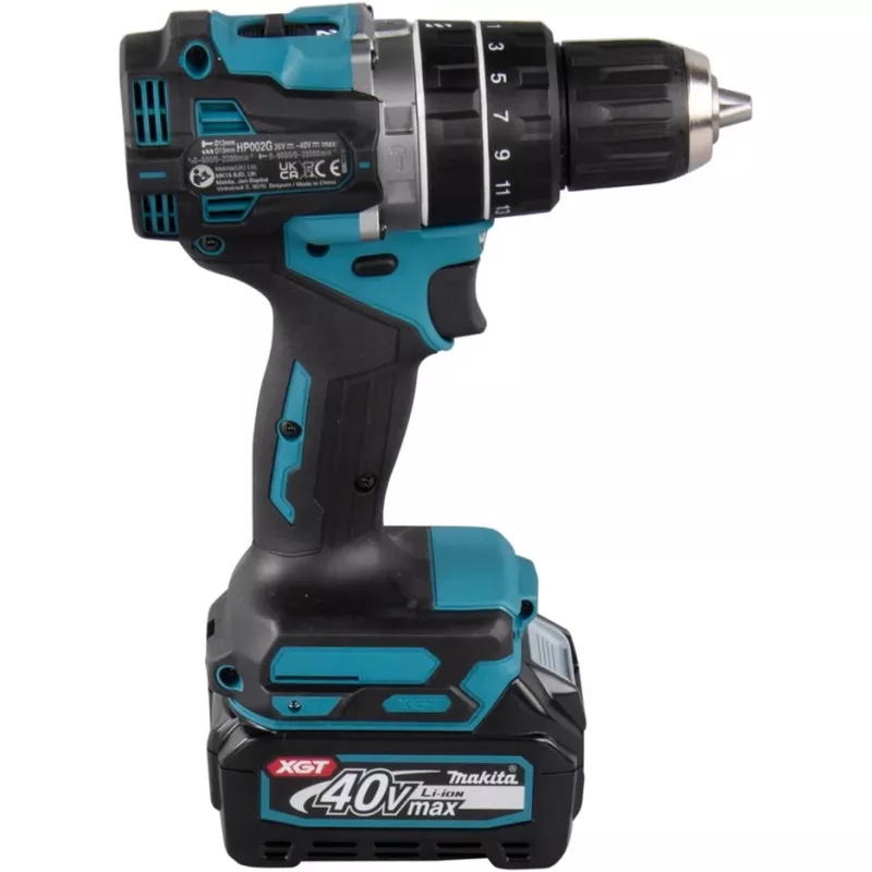 Makita – Löökpuur/kruvikeeraja – Juhtmeta – 2 kiirust – Padrunivõti 13 mm – 64 N·m – 2 akut, laadija kaasas – 40 V