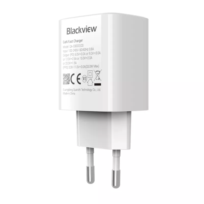 Laadija MustVIEW CHAR-33W/BV USB-C 33W kiirlaadimine, must
