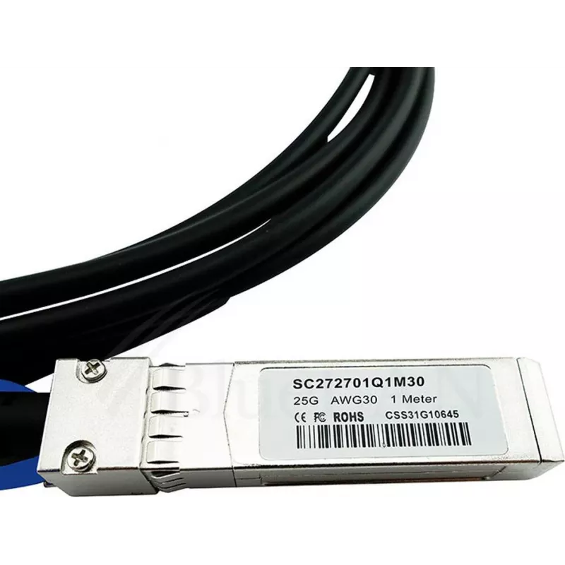 CBO InfiniBand kaabel SC272701Q5M26-BL — 5 m, SFP28-ühilduv, must