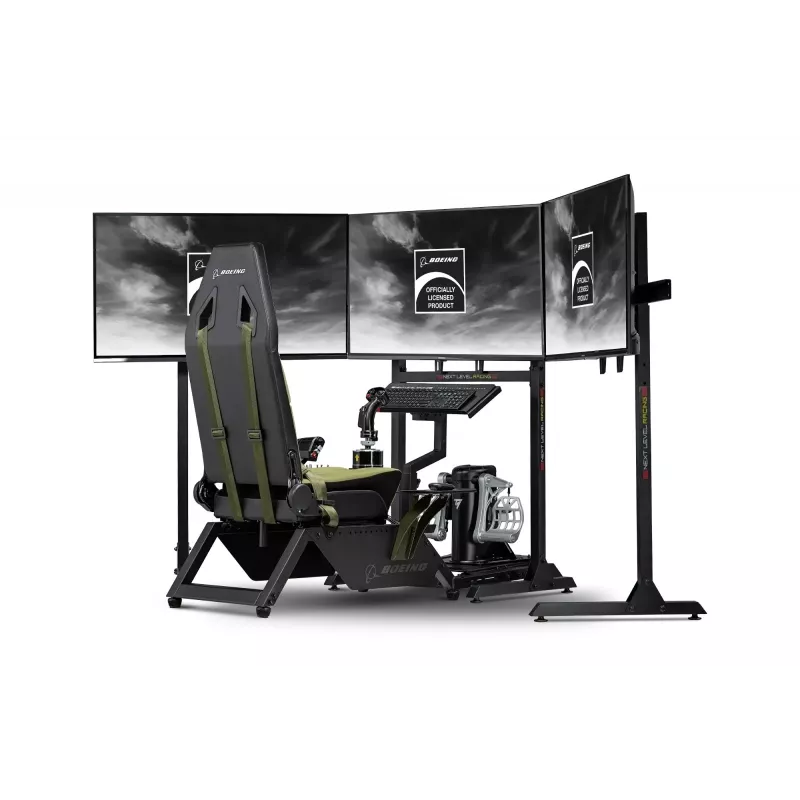 Kabiiniiste Next Level Racing Flight Simulator Boeing Military 396055 — spetsiaalne lennusimulatsiooniiste, ühildub juhthoobade ja pedaalidega