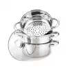 Elektriauruti Maestro MR-2900-18 1500W vertikaalaur, 18 cm puljongipott, 2 L, roostevaba teras ja klaas, ühildub induktsioonpliidiga