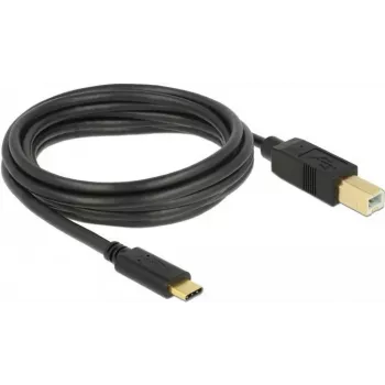 USB-kaabel DeLOCK 83666 USB 2.0 3m USB C USB B Must