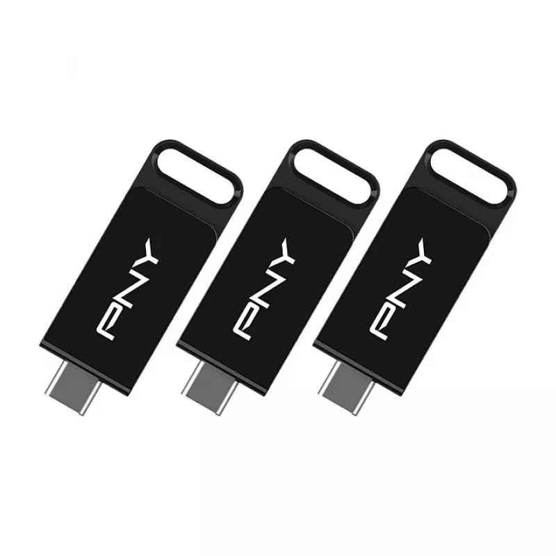 USB-mälupulk PNY Elite 128 GB USB USB-C 3.2 Gen 1 (3.1 Gen 1) Must