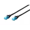 CAT 5e U-UTP patch-kaabel 0,25m must