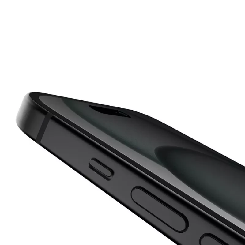Ekraanikaitse Belkin ScreenForce iPhone 16 jaoks karastatud klaas privaatsusfiltriga