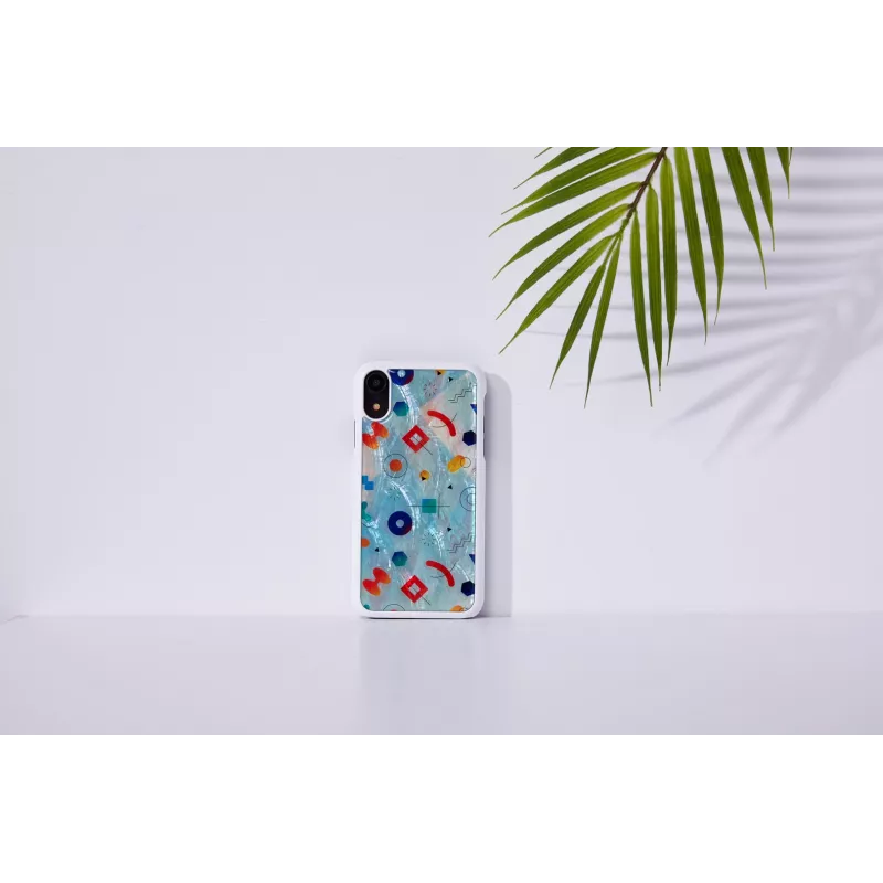iKinsi nutitelefoni ümbris iPhone XR-ile — valge Poppin Rock kaitseümbris