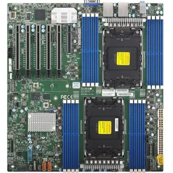 Supermicro - MBD-X13DAI-T-B - Emaplaat - E-ATX - DDR5 DIMM SATA 6 GB/s graafika Lan USB 3.2 USB 3.0 USB 3.0 VGA PCI-Express