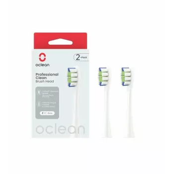 Hambaharjapead Oclean P1C1 W02 2 tk Valge Eriti pehme