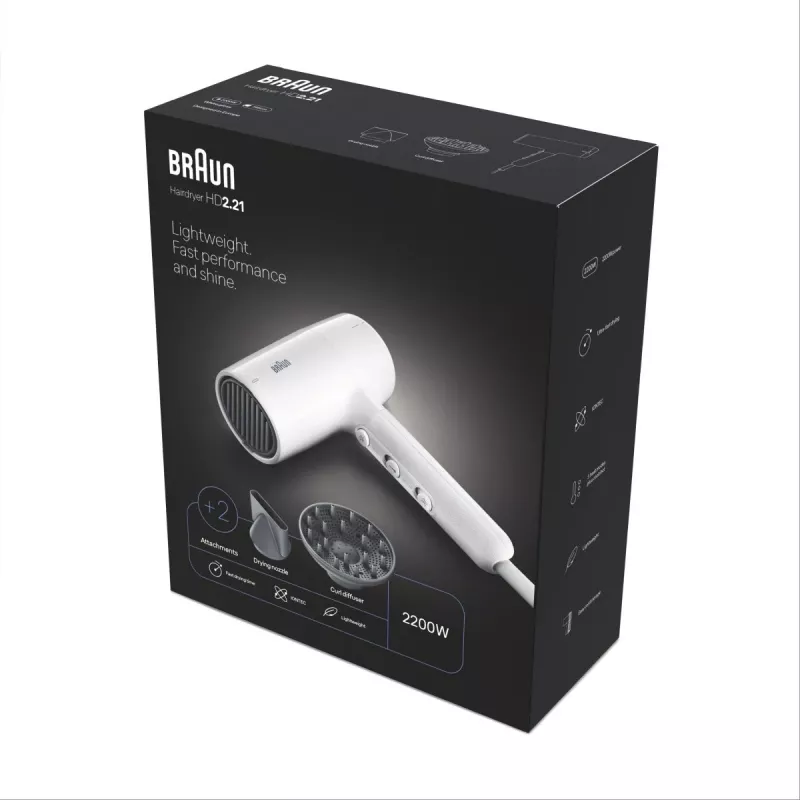 Föön Braun BRHD226E 2200W ioontehnoloogia kerge