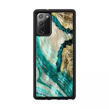 Kaitseümbris iKins Samsung Galaxy Note 20 jaoks — Aqua Agate disain